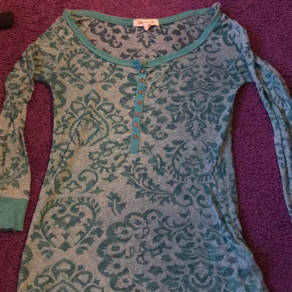 3/4 sleeve button down